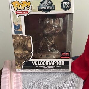 Funko Pop! Jurassic World Velociraptor Figure - Brown and Black